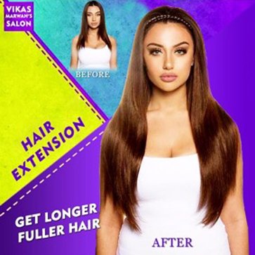 Human hair extensions in Mumbai - India | Buy clip in Hair extensions Mumbai  - Vikas Marwah's